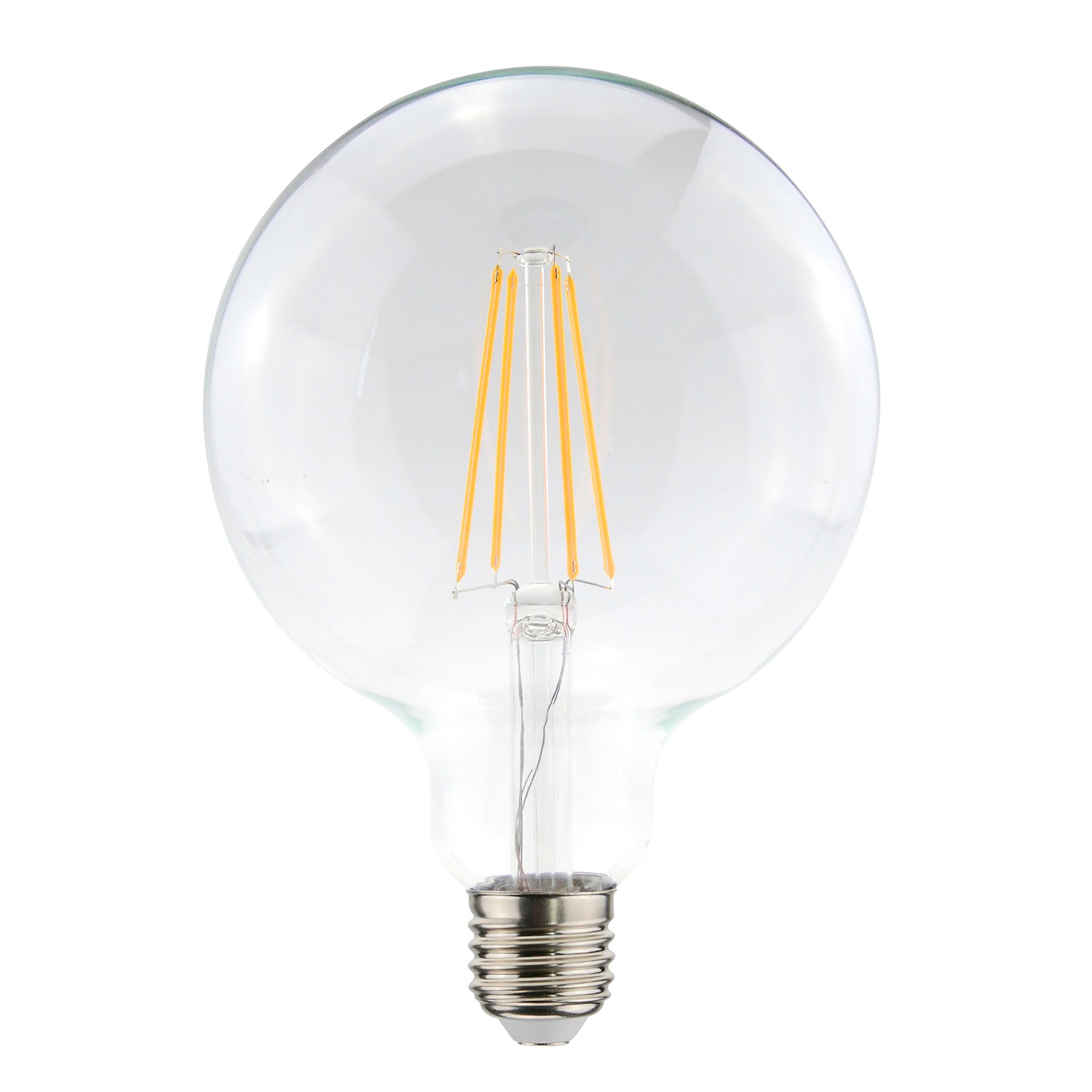 LED Decor Filament Globe 125mm 2200K 3W E27 300lm Dimmable Clear
