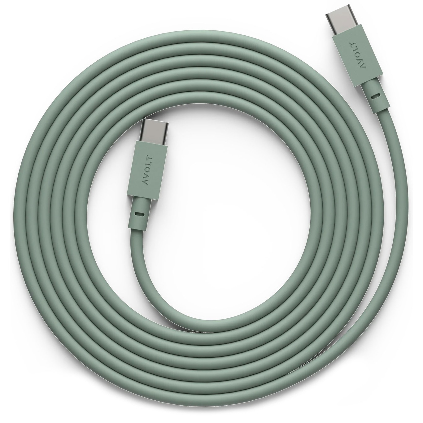 Cable 1 Latausjohto USB-C / USB-C 2 m, Tammenvihreä