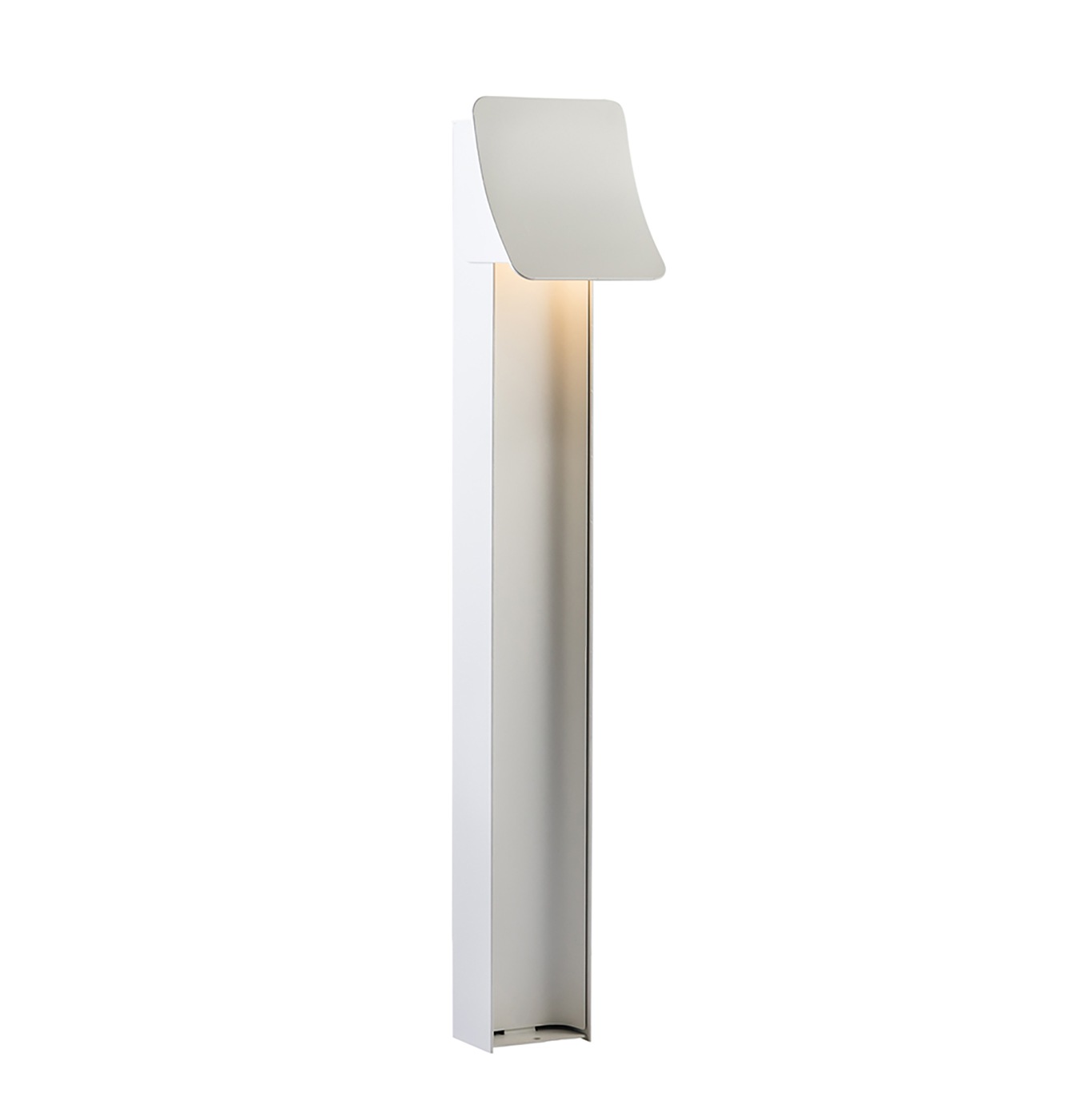 Bend Bollard LED, White structure
