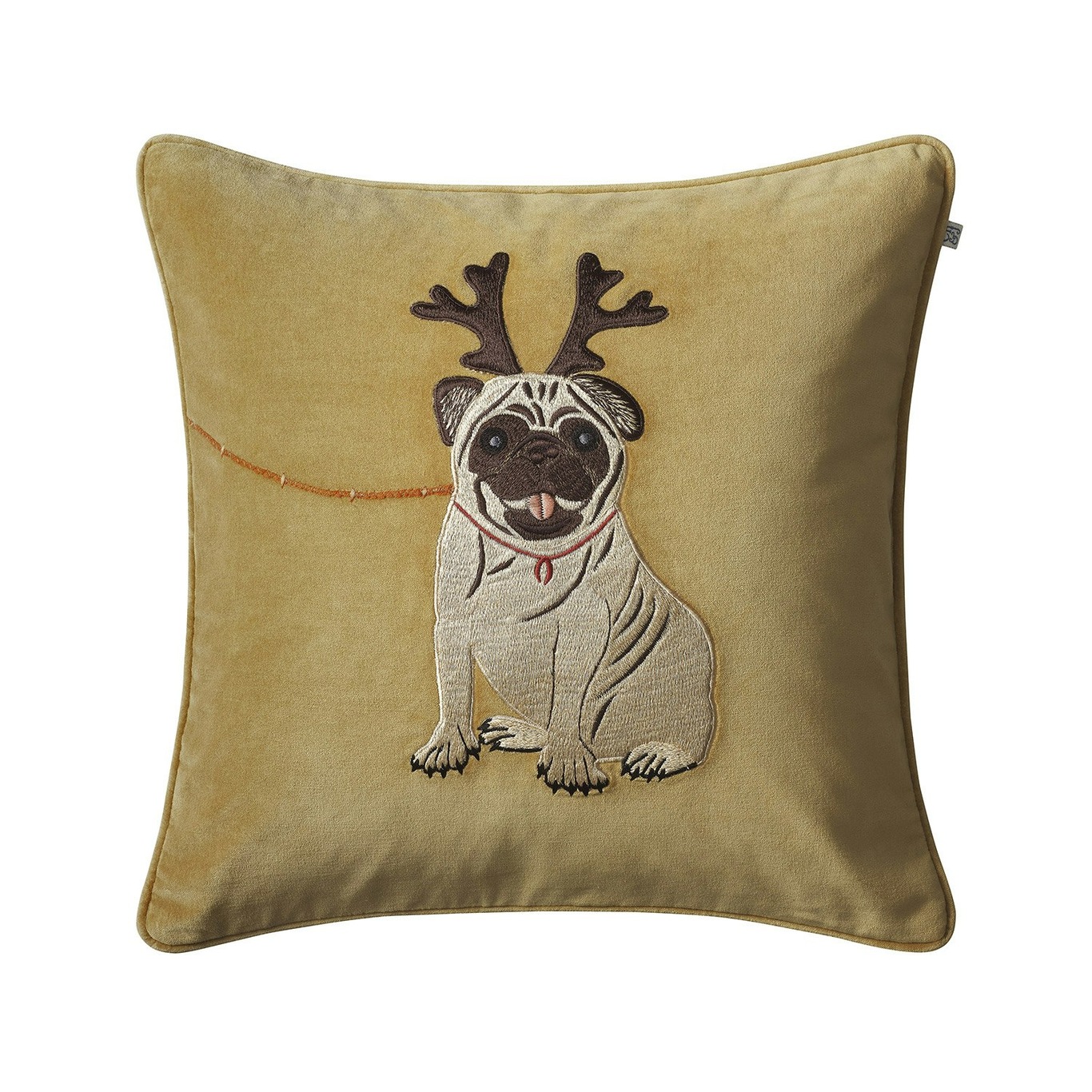 Holiday Dog Tyynynpäällinen 50x50 cm, Masala Yellow