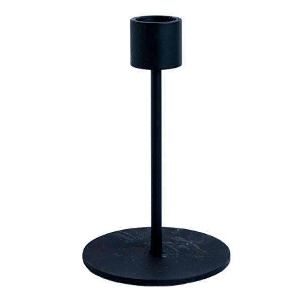 Kynttilänjalka 13 cm, Musta