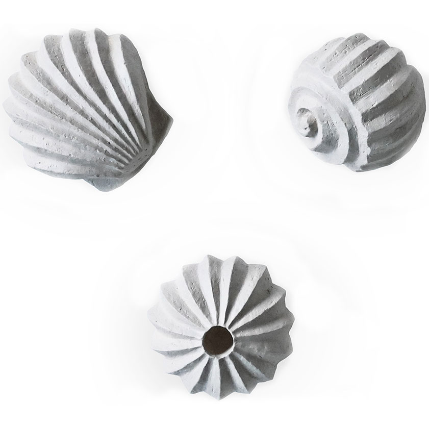 The Genesis Shell Veistokset 3-pakkaus, Kalkkikivenvärinen