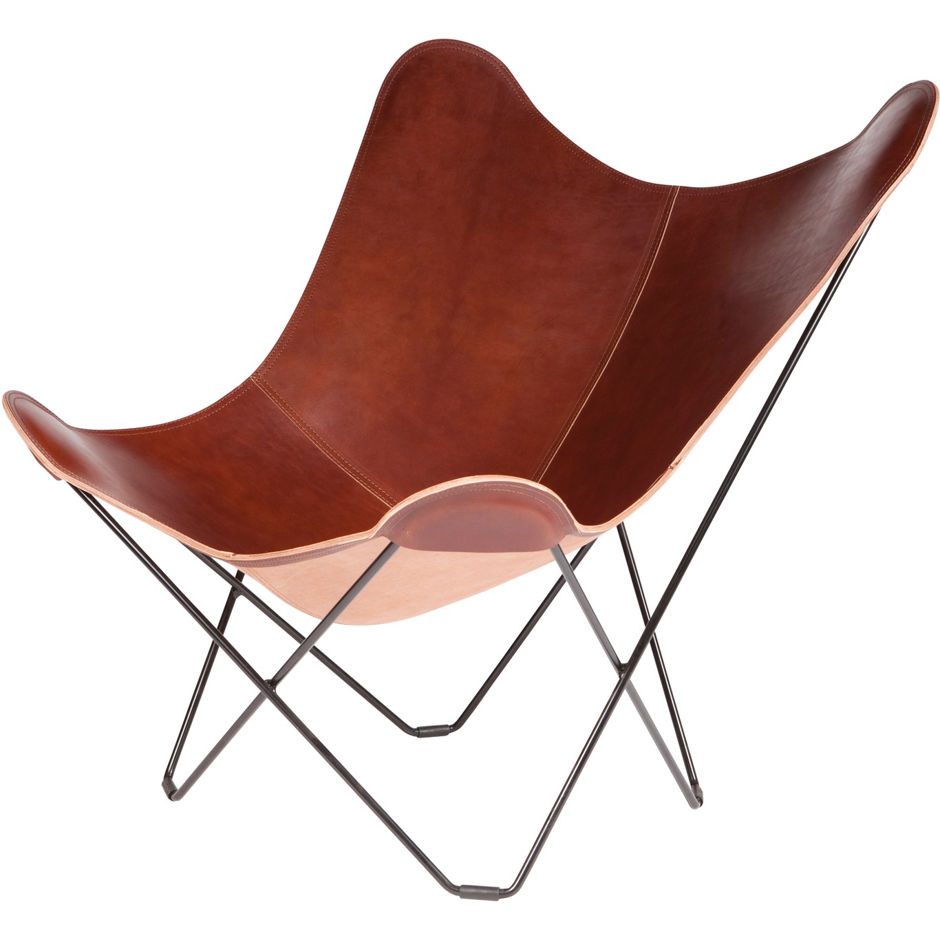 Pampa Mariposa BF Chair, Crude Oak/Black