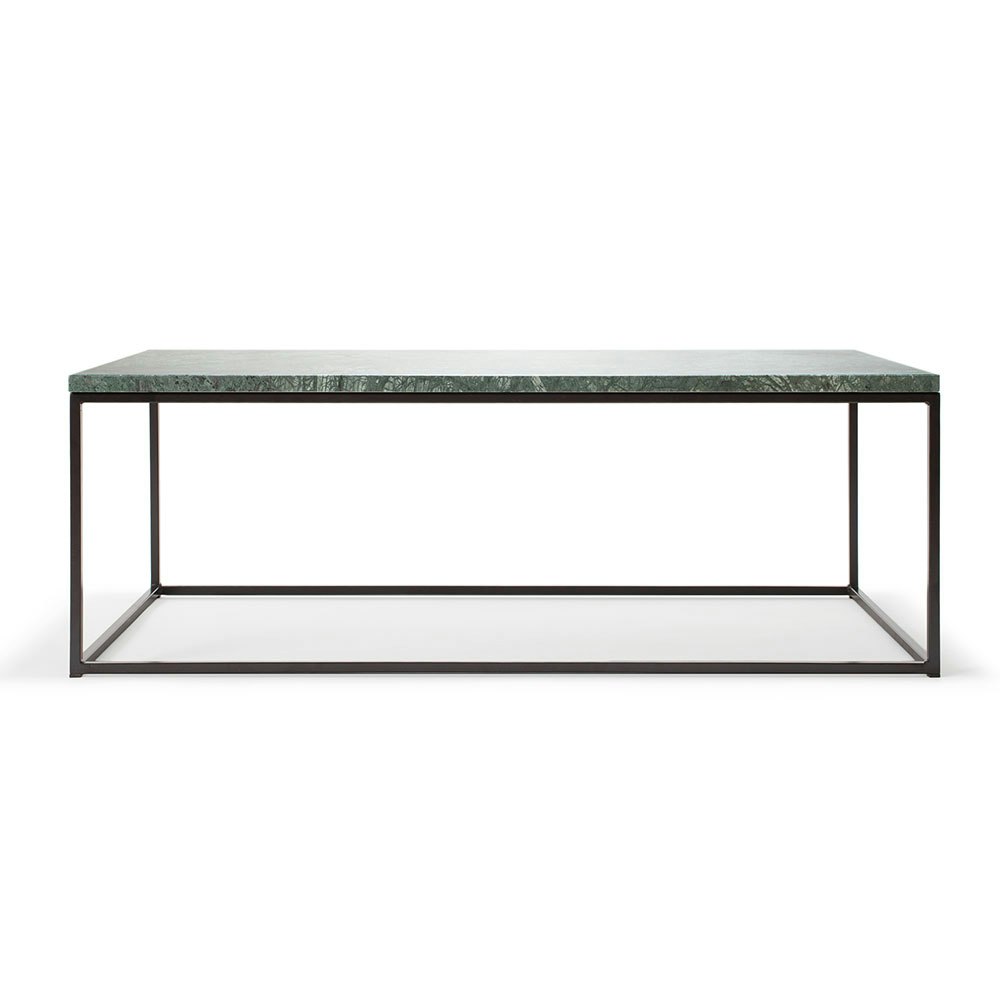 Marvelous Sohvapöytä 60x120 cm, Musta / Vihreä Marmori