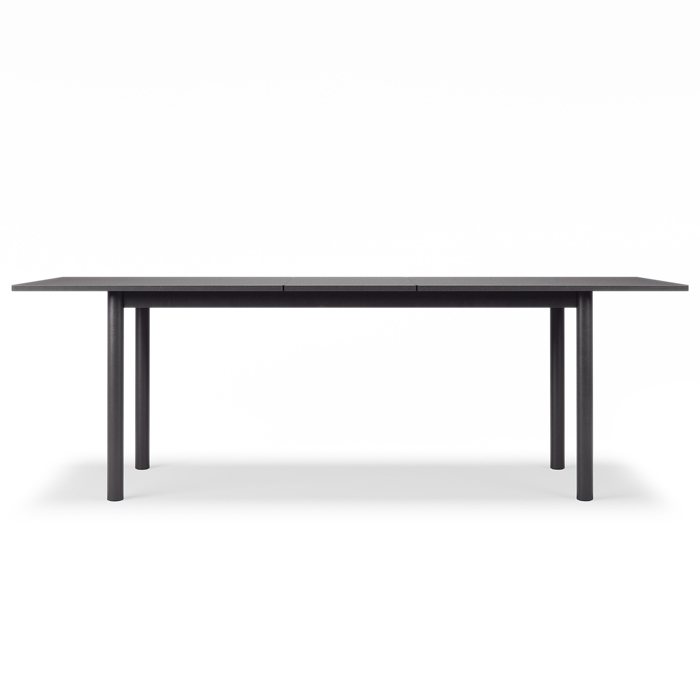 Milo C12 Ruokapöytä 84x180 + 40 cm, Musta