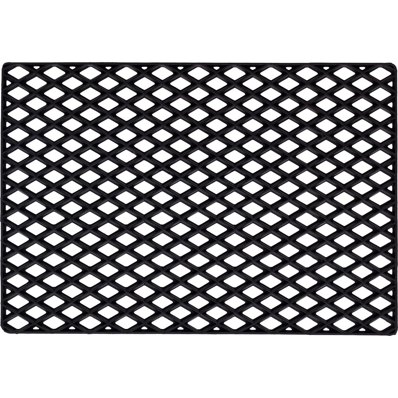 Black Grid Ovimatto, 45x75 cm