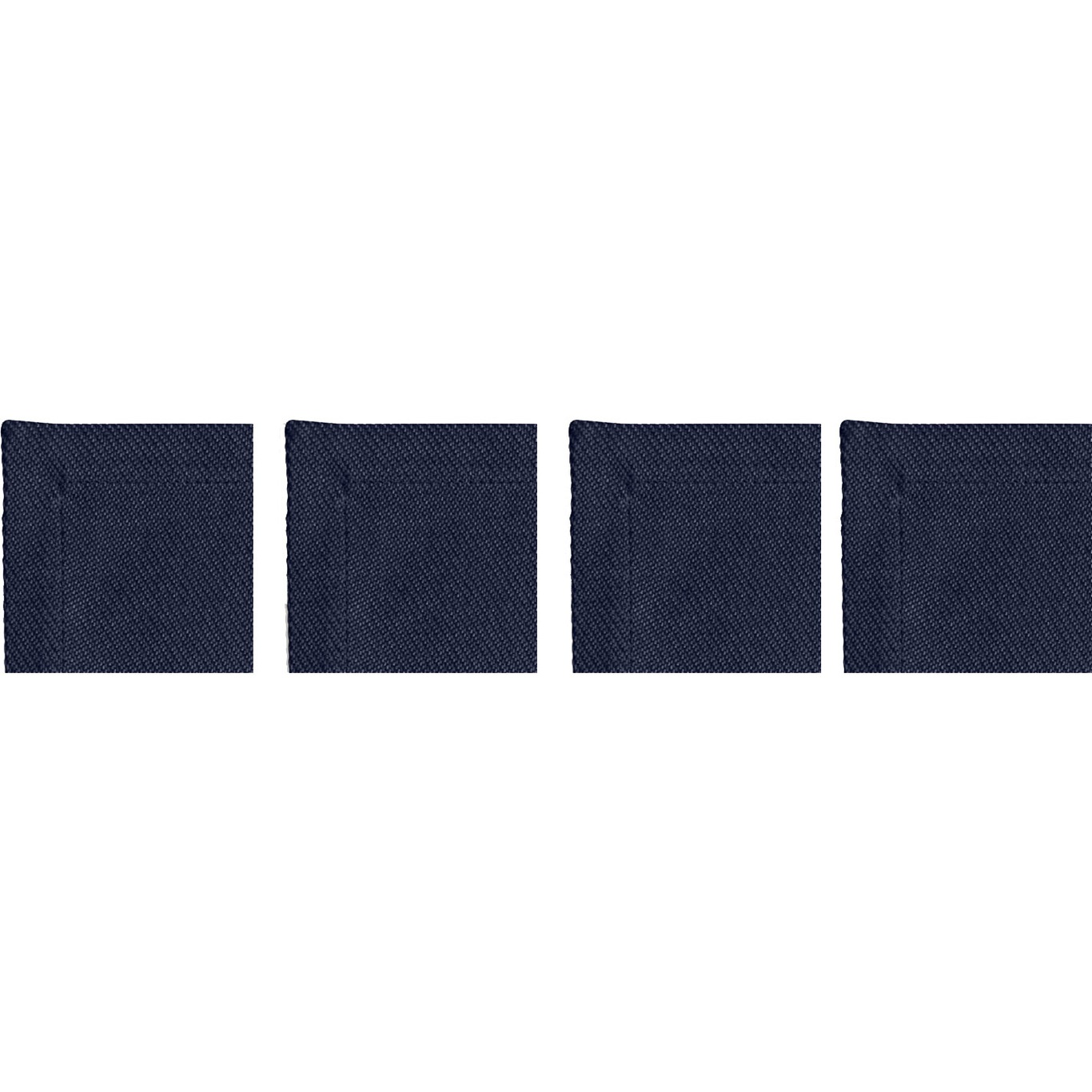Plain Lasinaluset 10x10 cm 4-pakkaus, Laivastonsininen