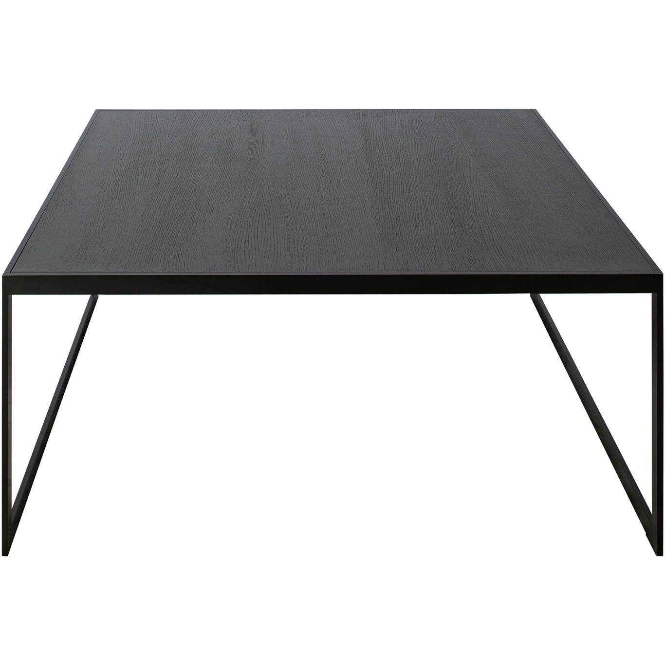 Square Sohvapöytä, 102x102 cm, Musta/Musta Tammi