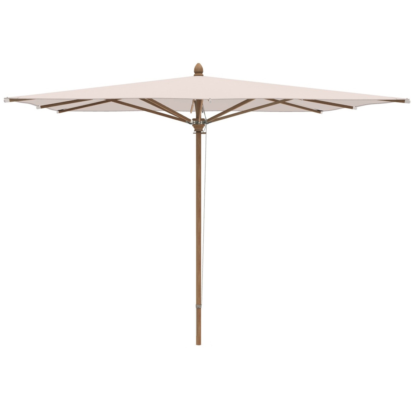 Classic Neliön Muotoinen Aurinkovarjo 300x300 cm, Ivory