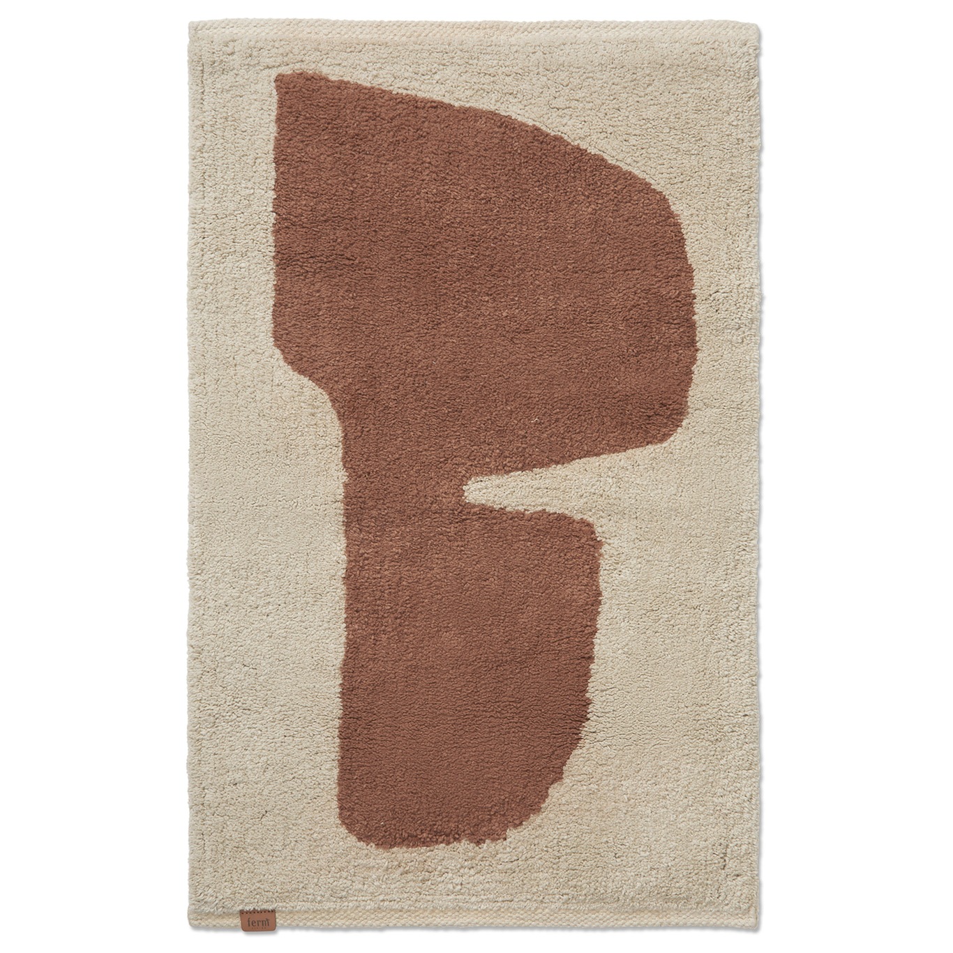 Lay Washable Matto 50x70 cm, Parchment/Rust