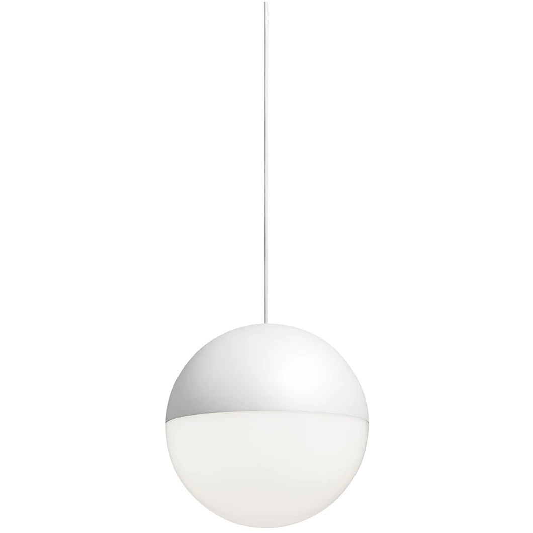 String Light Sphere Riippuvalaisin 12M Himmentävä  Soft Touch, Valkoinen