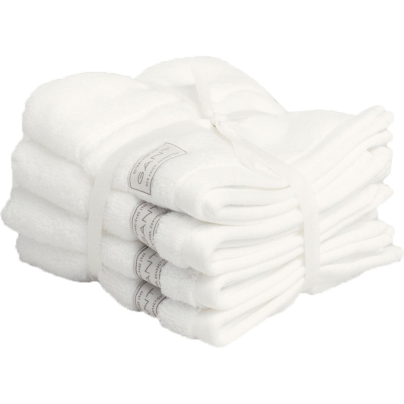 Premium Pyyhkeet 30x30 cm 4 kpl:n pakkaus, Valkoiset