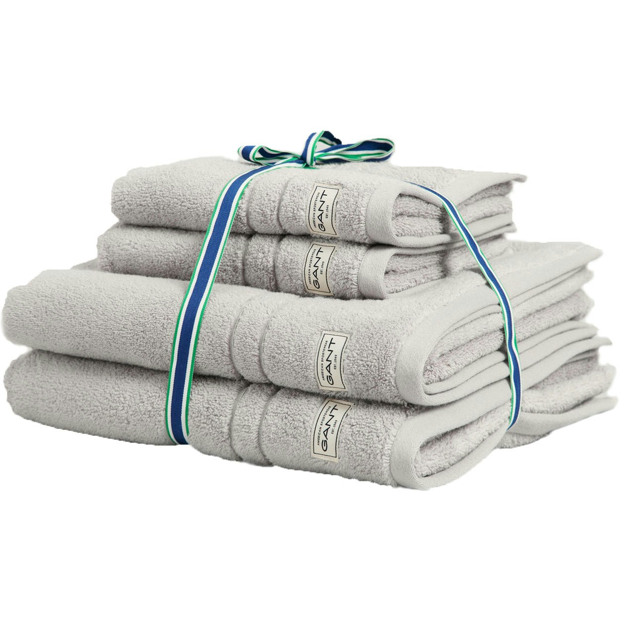 Premium Pyyhkeet 4 kpl:n pakkaus 50x70 + 70x140 cm, Heather Grey