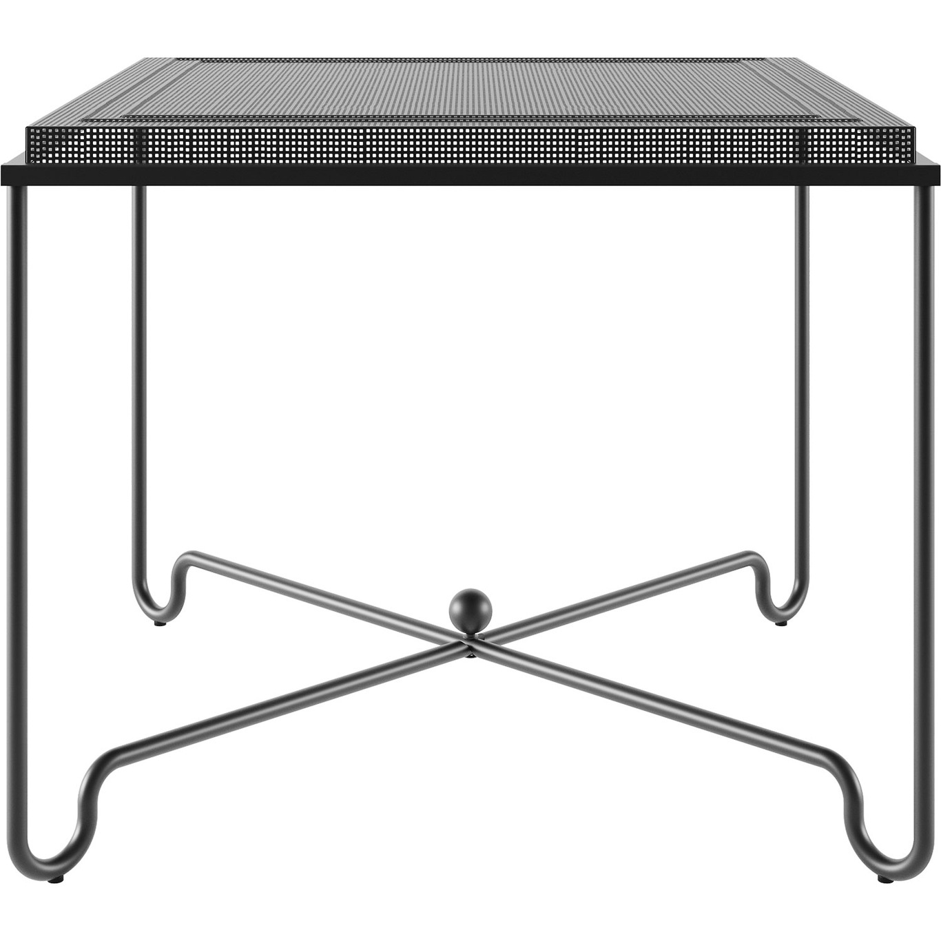 Tropique Ruokapöytä 90x90 cm, Musta