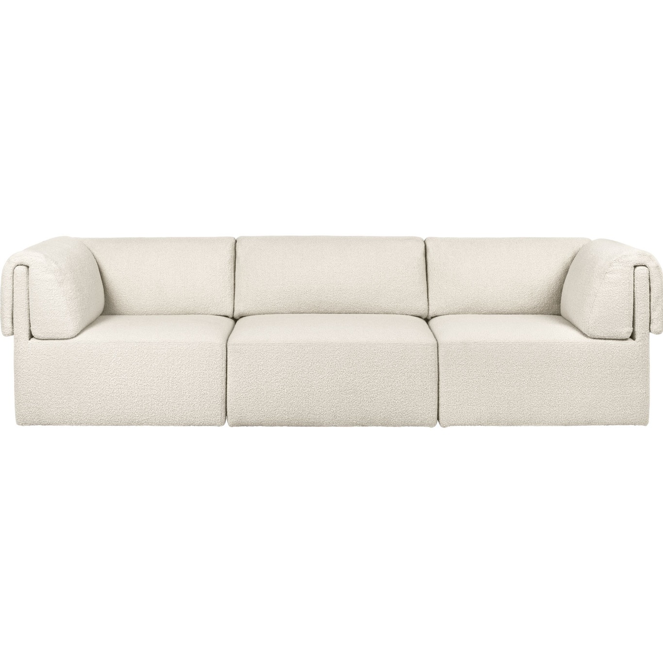 Wonder Sofa 3-S w Armrest PG5, Karakorum 001 LC