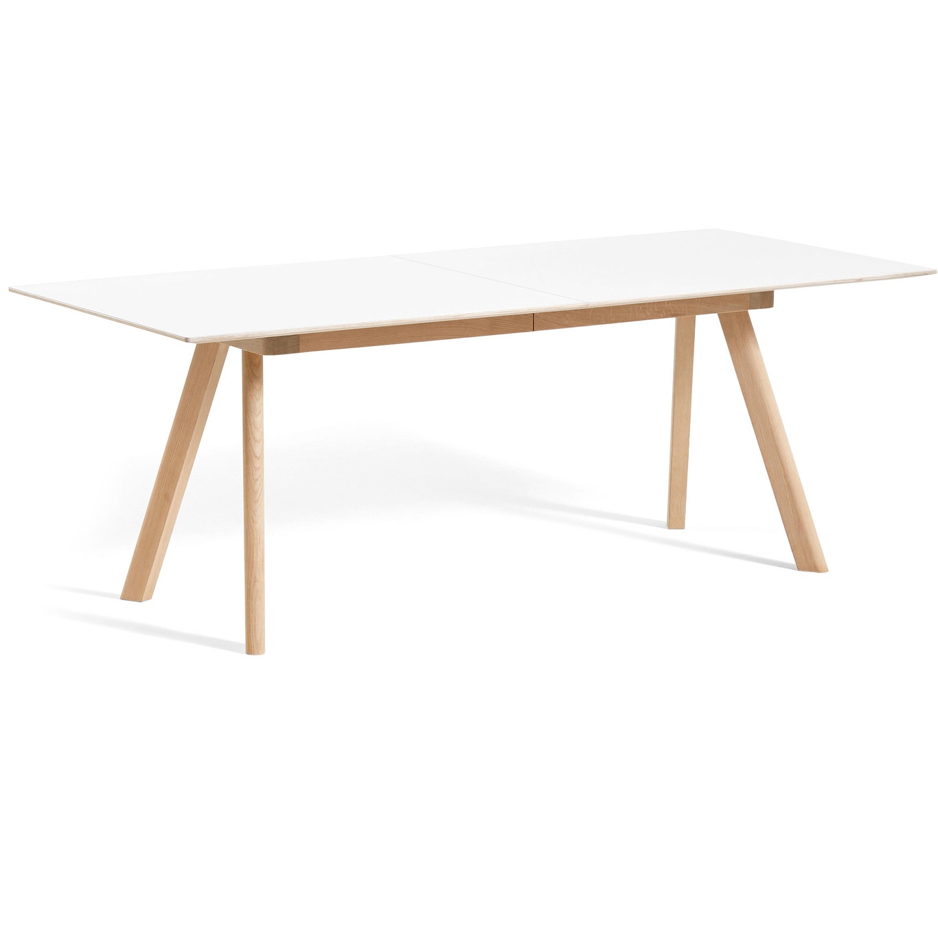 CPH 30 Table Extendable 160-310 cm, Water-based Lacquered Oak/White Laminate