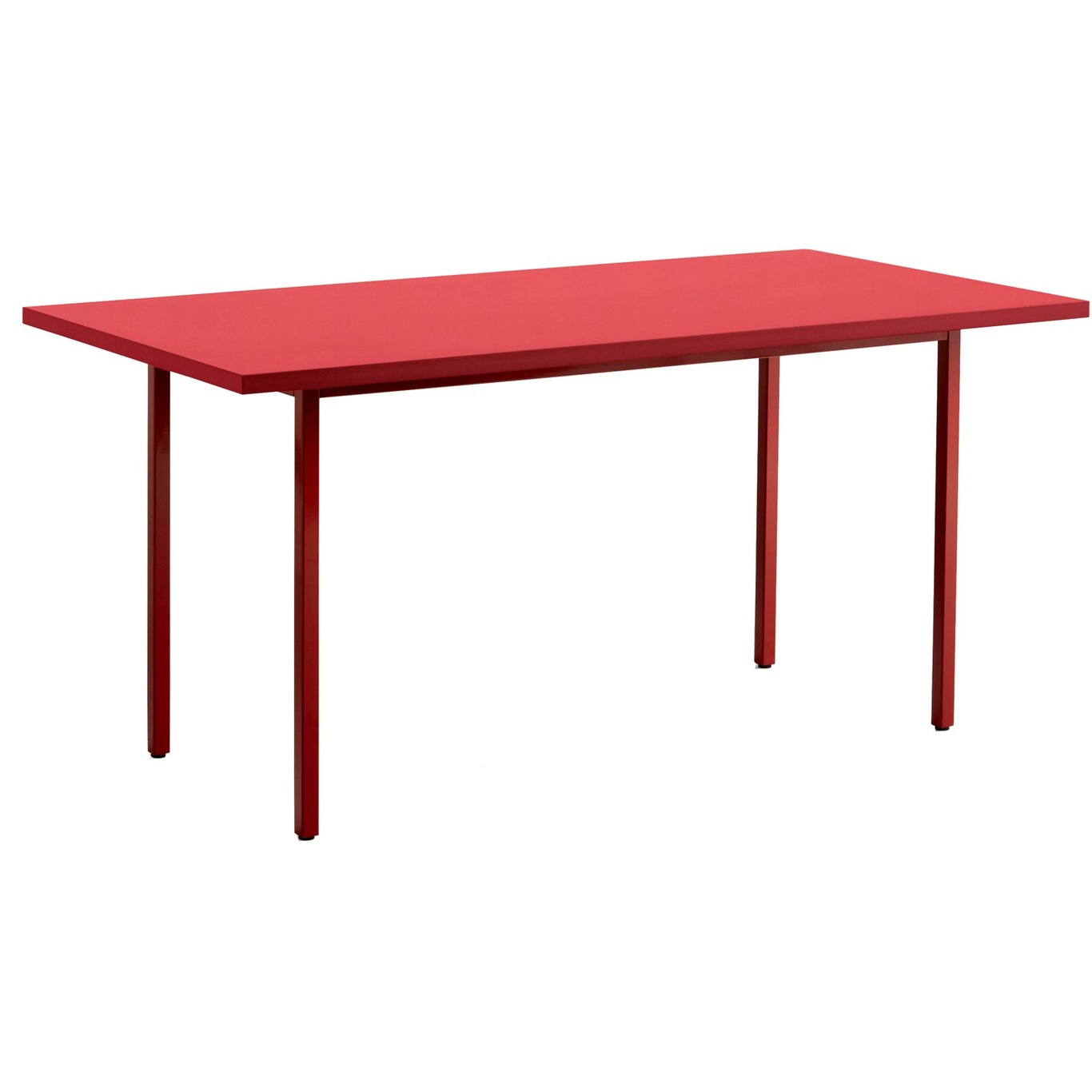 Two-Colour Pöytä 160x82 cm, Viininpunainen / Punainen