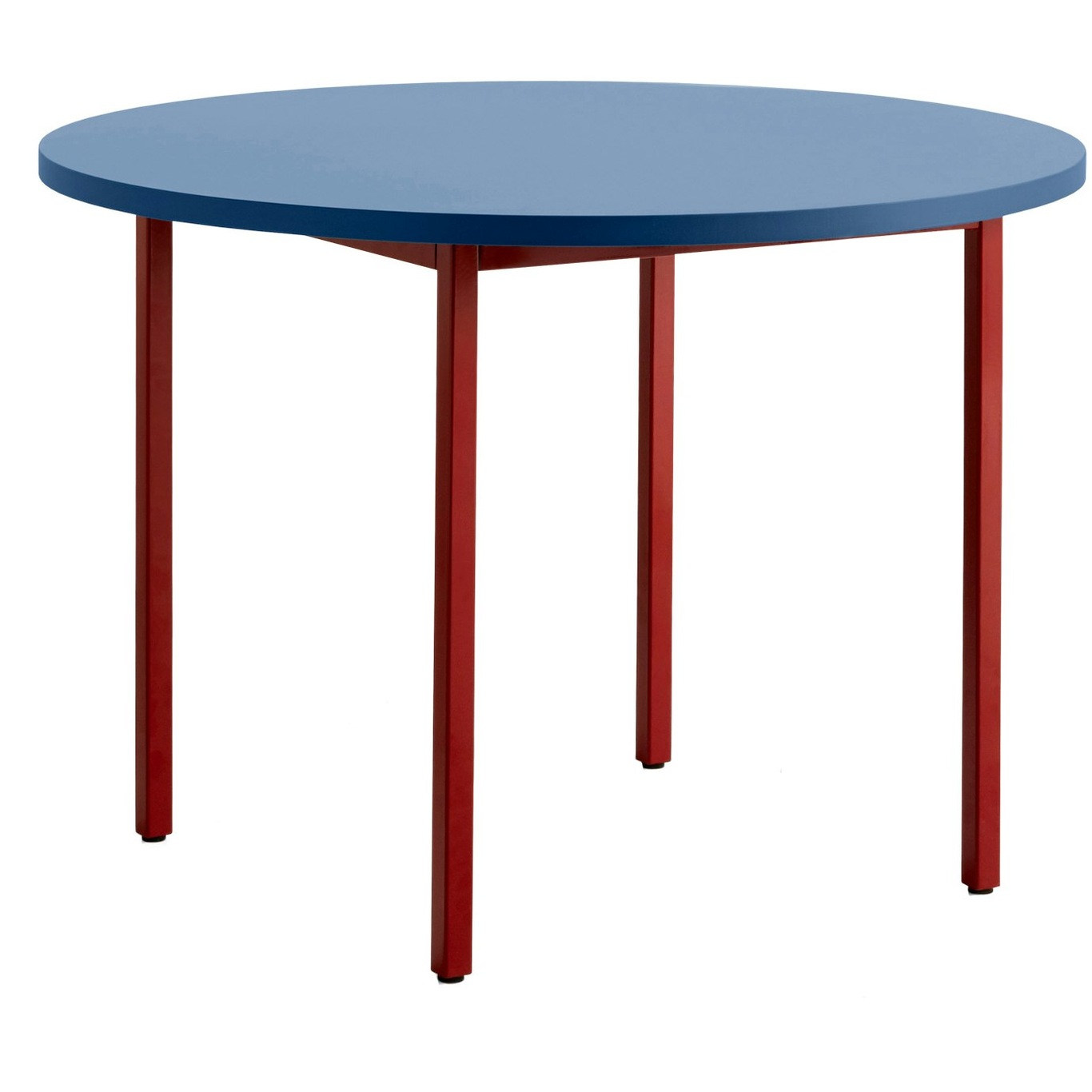 Two-Colour Pöytä Ø105 cm, Viininpunainen / Sininen