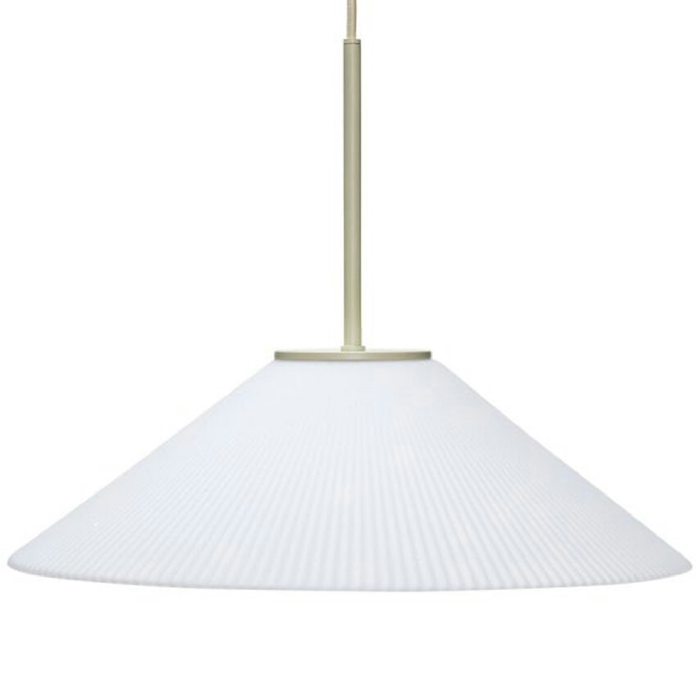 Solid Pendant Lamp Ø44 cm, White/Sand