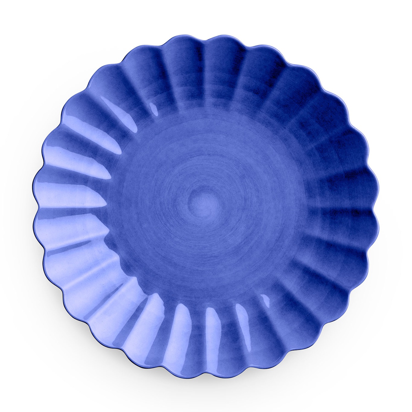 Oyster Lautanen, Sininen 28 cm