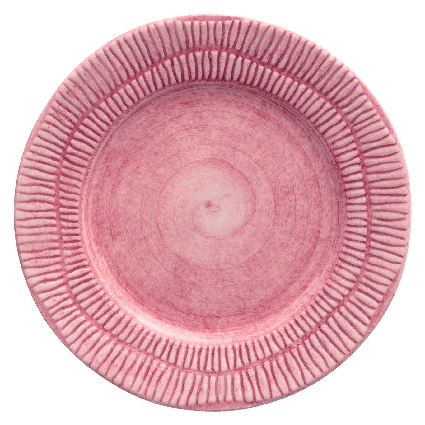 Stripes Lautanen 21 cm, Vaaleanpunainen