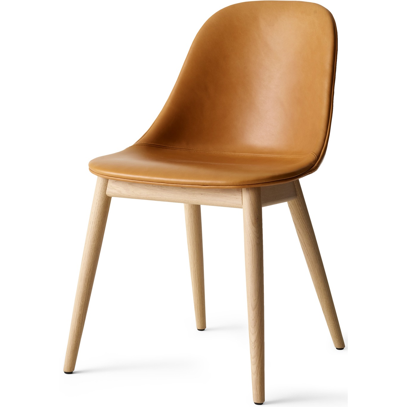 Harbour Chair Upholstered, Leather Dakar Cognac 0250/Oak