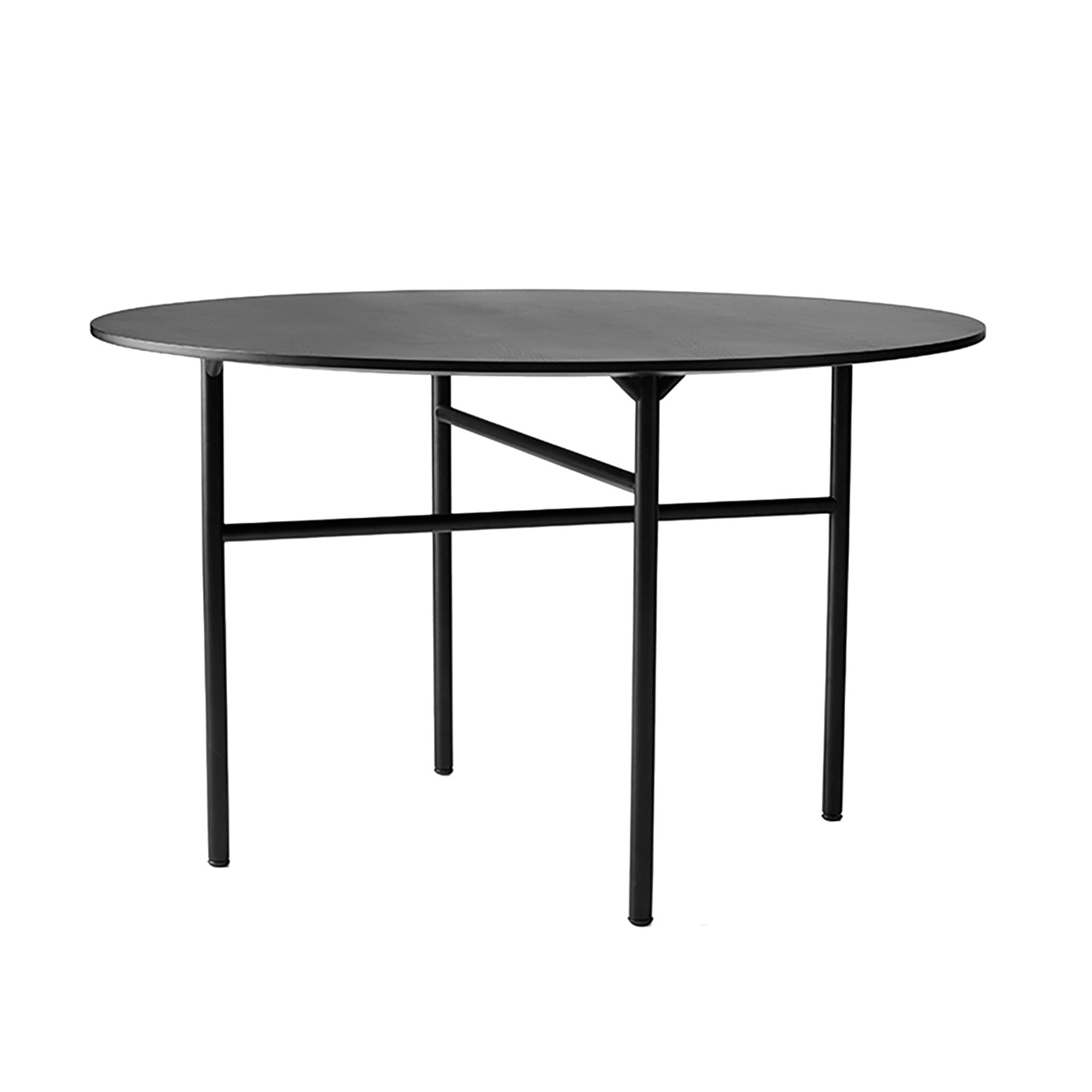 Snaregade Pyöreä Ruokapöytä Ø120 cm, Musta