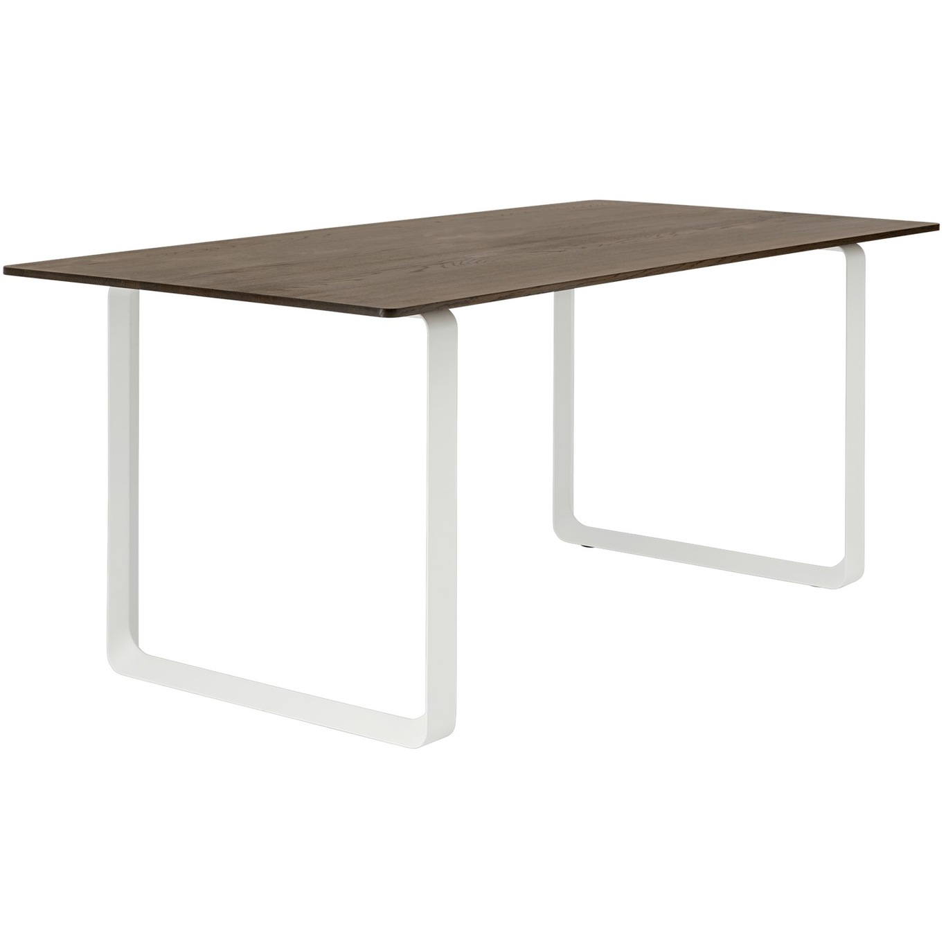 70/70 Pöytä 170x85 cm, Massiivisavutammi / Valkoinen