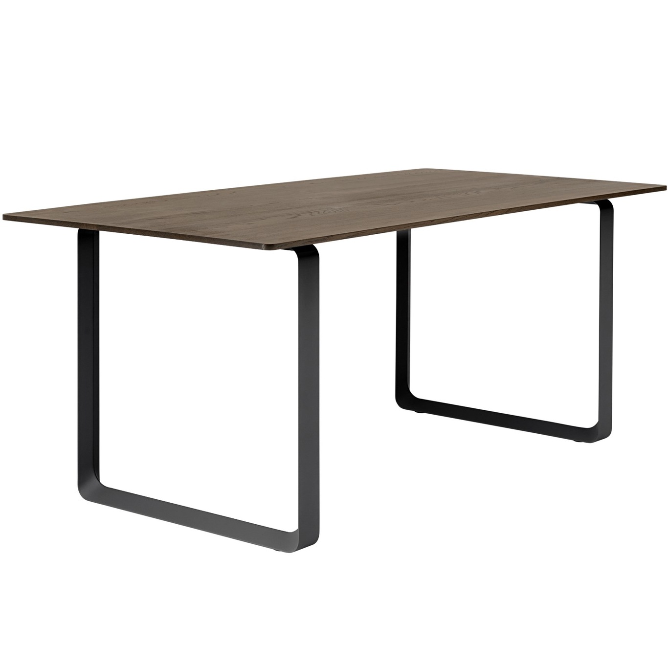 70/70 Pöytä 170x85 cm, Massiivisavutammi / Musta