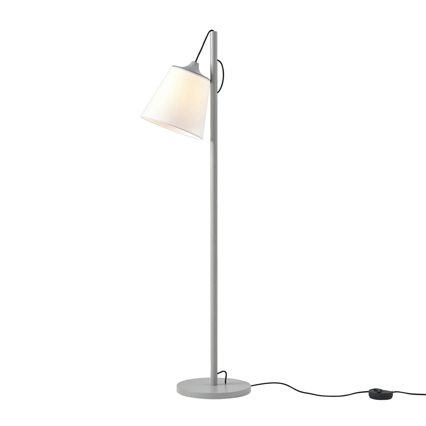Pull Floor lamp, Gray/White