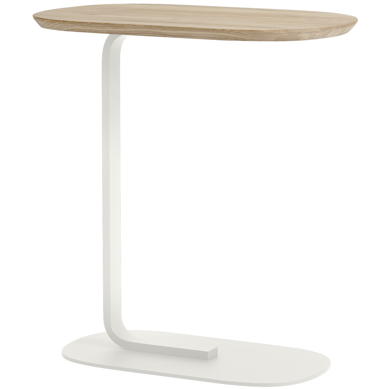Relate Sivupöytä 60,5 cm, Massiivitammi / Off-white