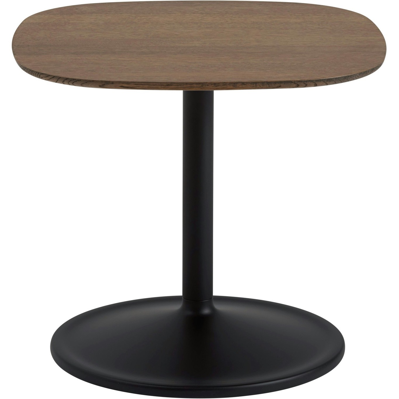 Soft Sivupöytä, 45x45x40 cm, Savustettu Tammi/Musta