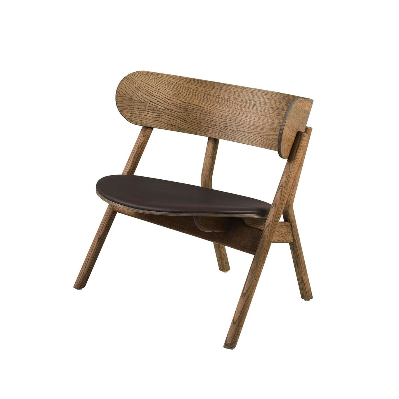 Oaki Lounge Chair, Smoked Oak