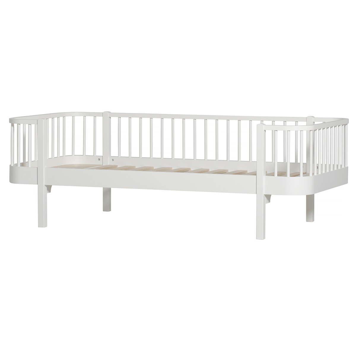 Wood Day Bed, 90x200cm, White