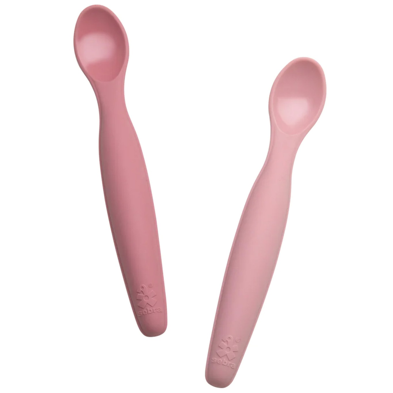 Silicone Spoon Set, Long, Blossom Pink