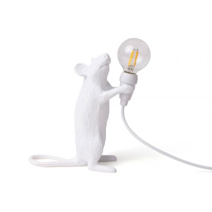 Mouse Lamp Step Pöytävalaisin, Valkoinen