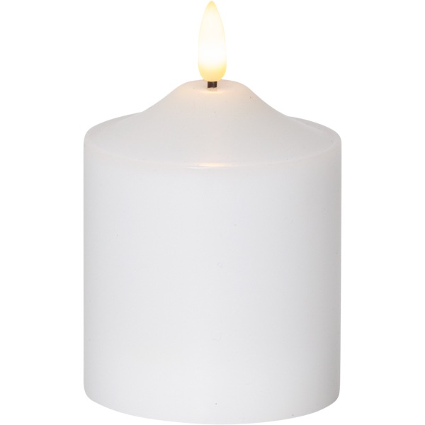 Flamme LED Pöytäkynttilä Valkoinen, 12 cm
