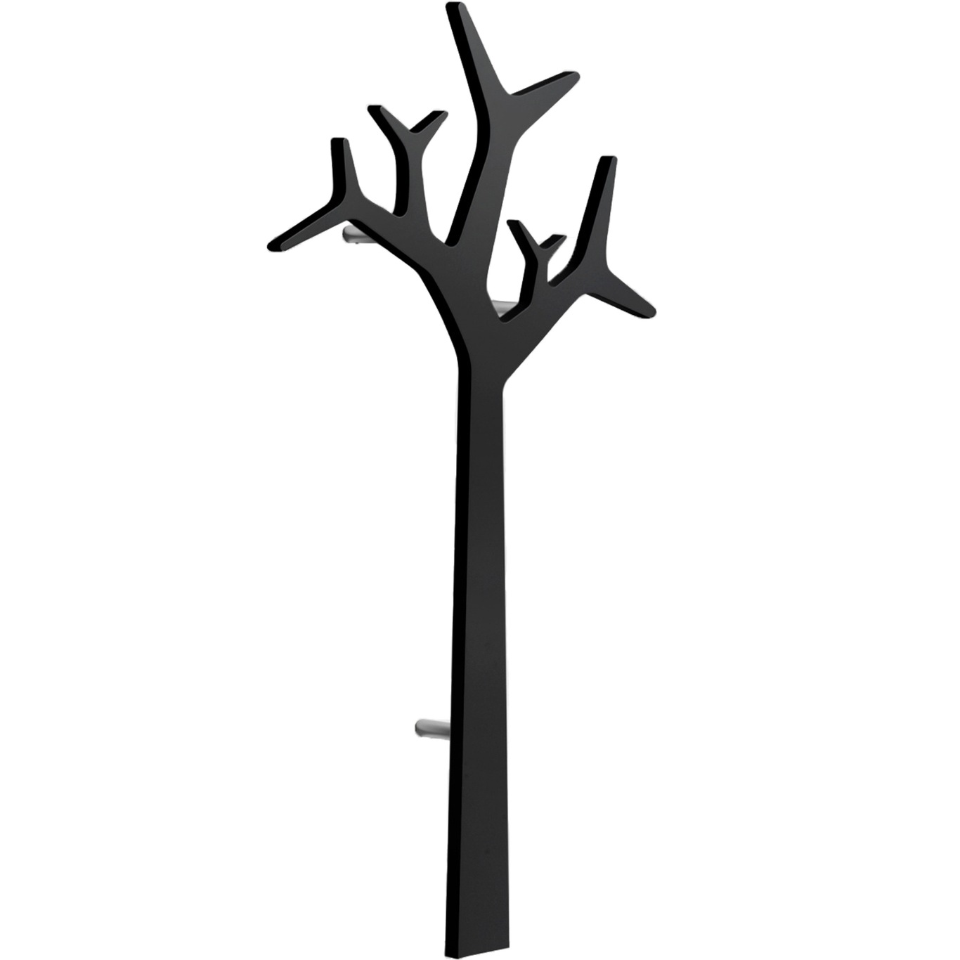 Tree Takkinaulakko Seinään Kiinnitettävä 134 cm, Musta