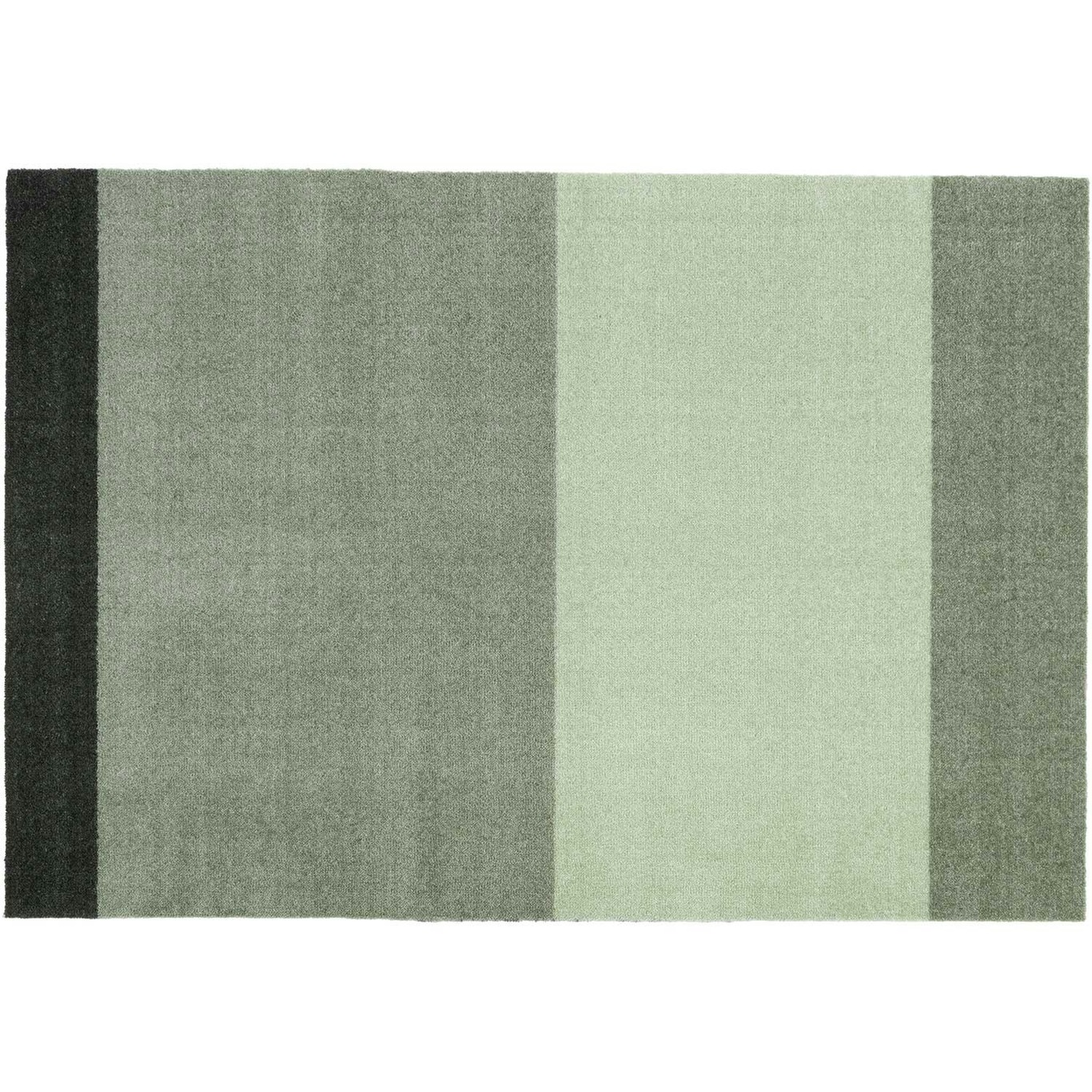 Stripes Matto Vaaleanvihreä / Tummanvihreä, 90x130 cm