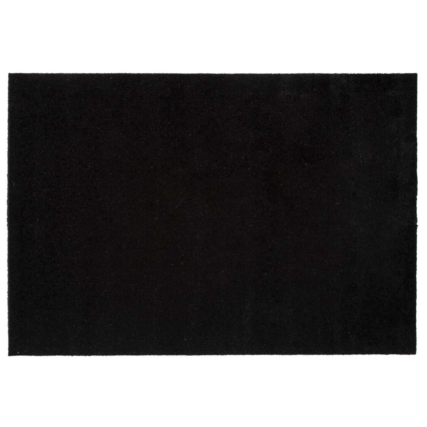 Unicolor Ovimatto Musta, 130x90 cm
