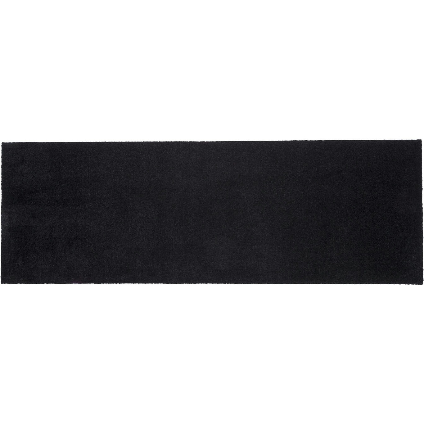 Unicolor Ovimatto Musta, 200x90 cm